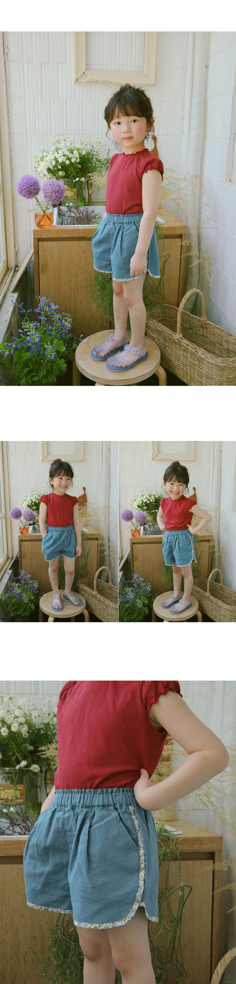 Amber - Korean Children Fashion - #fashionkids - Liberty Bine Shorts - 5