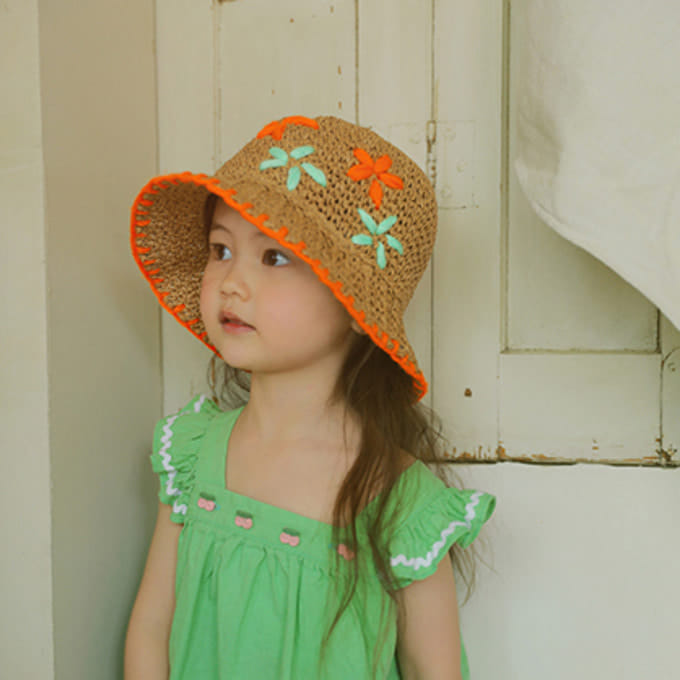 Amber - Korean Children Fashion - #toddlerclothing - Blooming Summer Hat