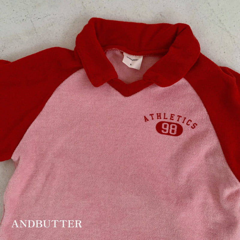 Andbutter - Korean Children Fashion - #kidzfashiontrend - Terry Collar Tee - 4