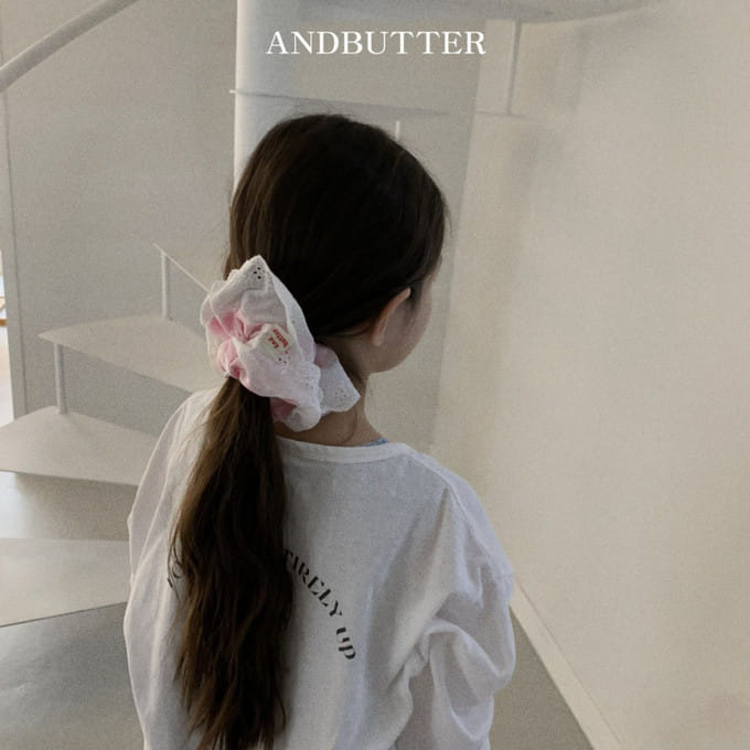 Andbutter - Korean Children Fashion - #Kfashion4kids - Check Scrunchy 