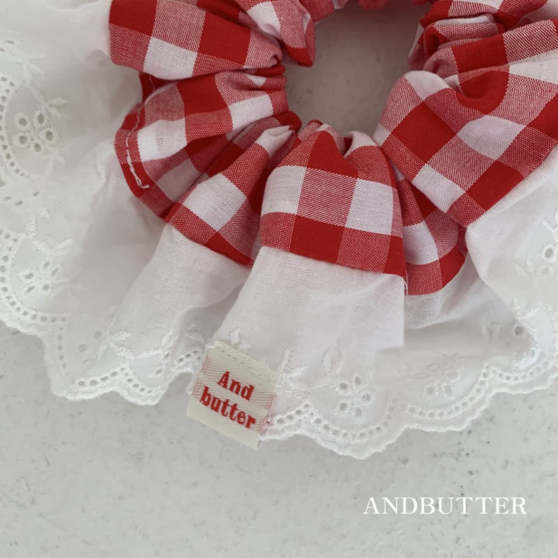 Andbutter - Korean Children Fashion - #childofig - Check Scrunchy  - 6