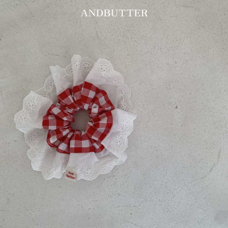 Andbutter - Korean Children Fashion - #childofig - Check Scrunchy  - 7