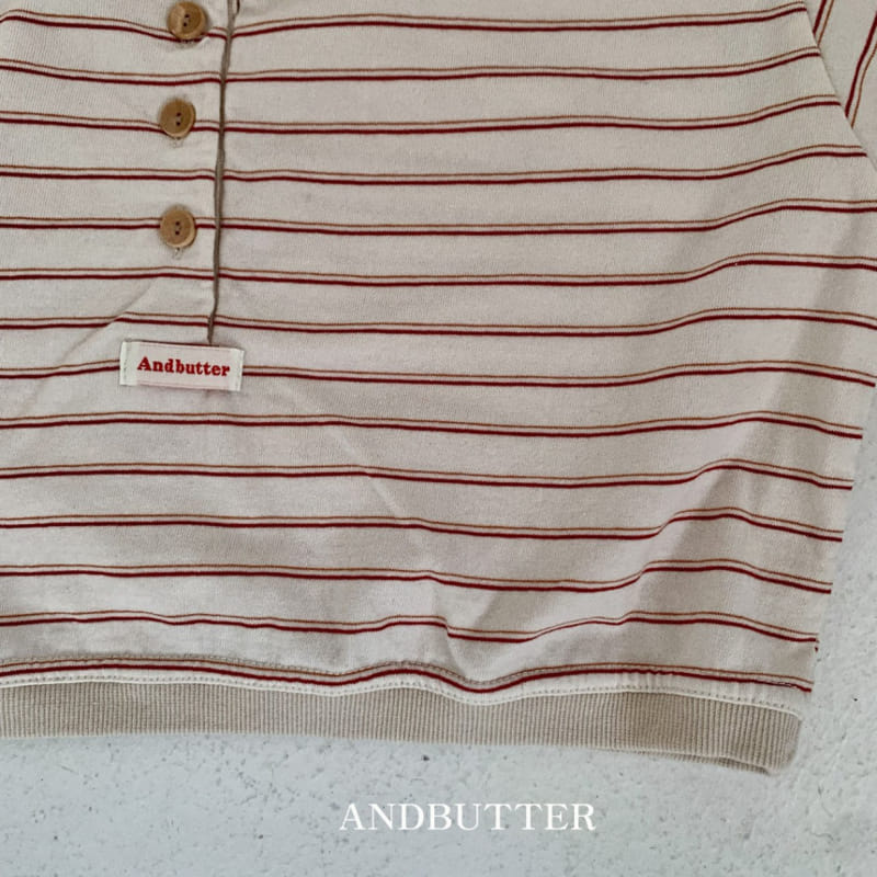 Andbutter - Korean Children Fashion - #childofig - Sand ST Collar Tee - 5