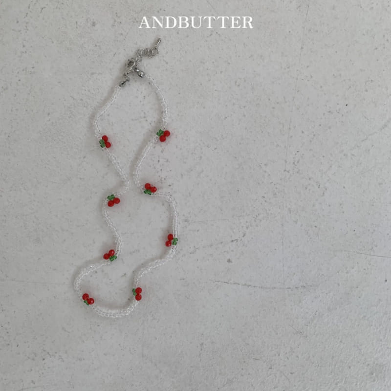 Andbutter - Korean Children Fashion - #childrensboutique - Cherry Necklace - 7