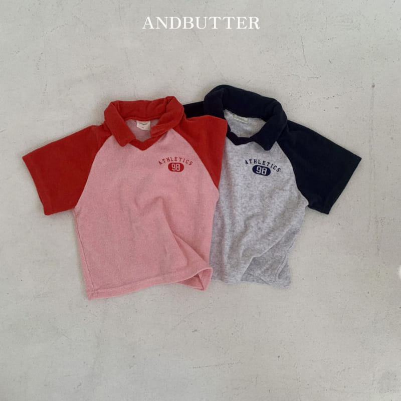 Andbutter - Korean Children Fashion - #childrensboutique - Terry Collar Tee - 11