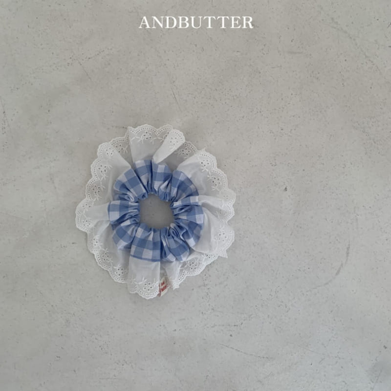 Andbutter - Korean Children Fashion - #childrensboutique - Check Scrunchy  - 8