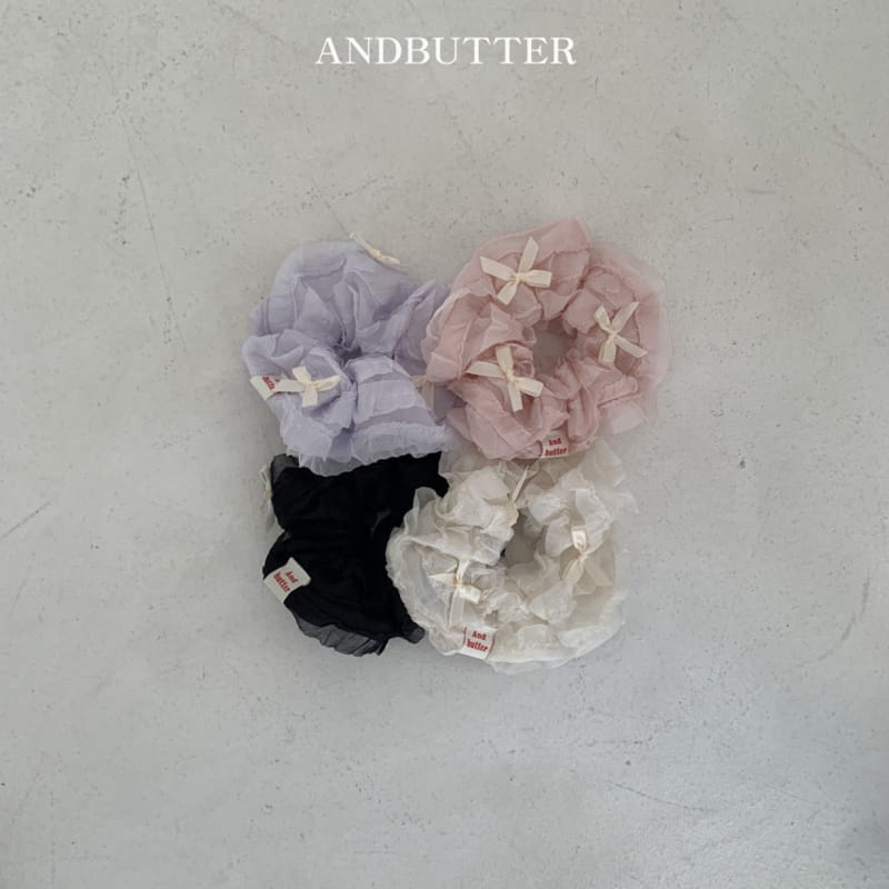 Andbutter - Korean Children Fashion - #fashionkids - Ribbon Scrunchy - 2