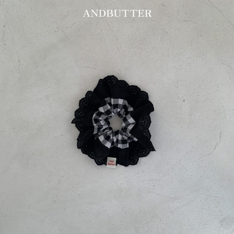 Andbutter - Korean Children Fashion - #fashionkids - Check Scrunchy  - 11