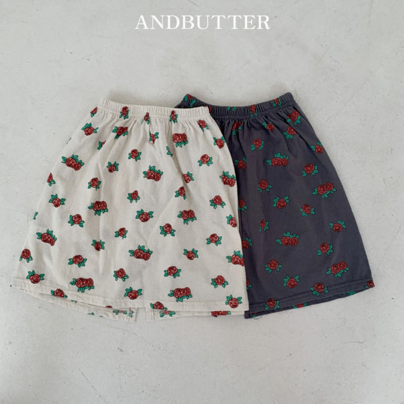 Andbutter - Korean Children Fashion - #kidsshorts - Wild Rose Skirt - 2