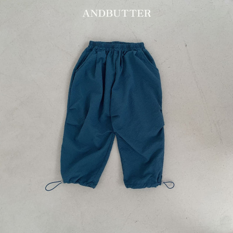 Andbutter - Korean Children Fashion - #kidsshorts - String Jogger Pants - 9