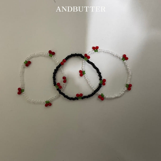 Andbutter - Korean Children Fashion - #kidsstore - Cherry Bracelet 