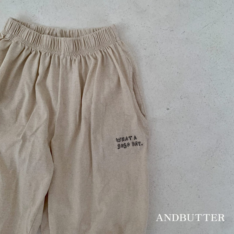 Andbutter - Korean Children Fashion - #kidsshorts - Soso Jogger Pants - 4