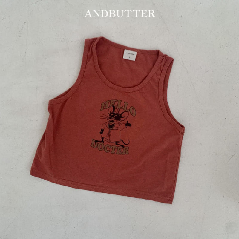 Andbutter - Korean Children Fashion - #kidzfashiontrend - Doctor Sleeveless Tee - 6