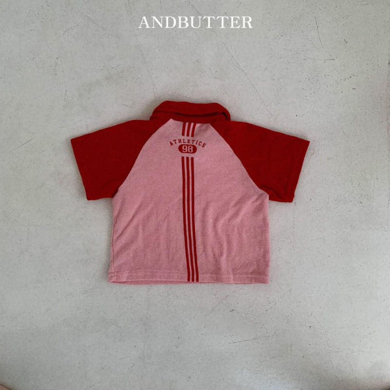 Andbutter - Korean Children Fashion - #littlefashionista - Terry Collar Tee - 5