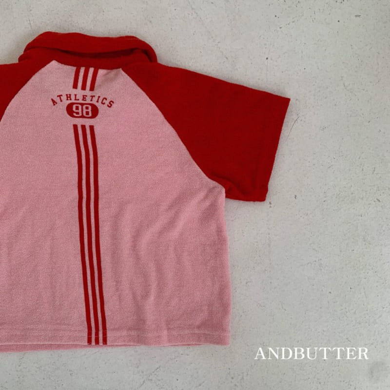 Andbutter - Korean Children Fashion - #magicofchildhood - Terry Collar Tee - 6