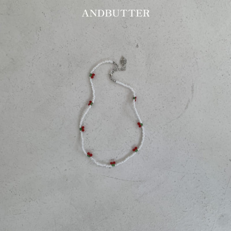 Andbutter - Korean Children Fashion - #stylishchildhood - Cherry Necklace - 5