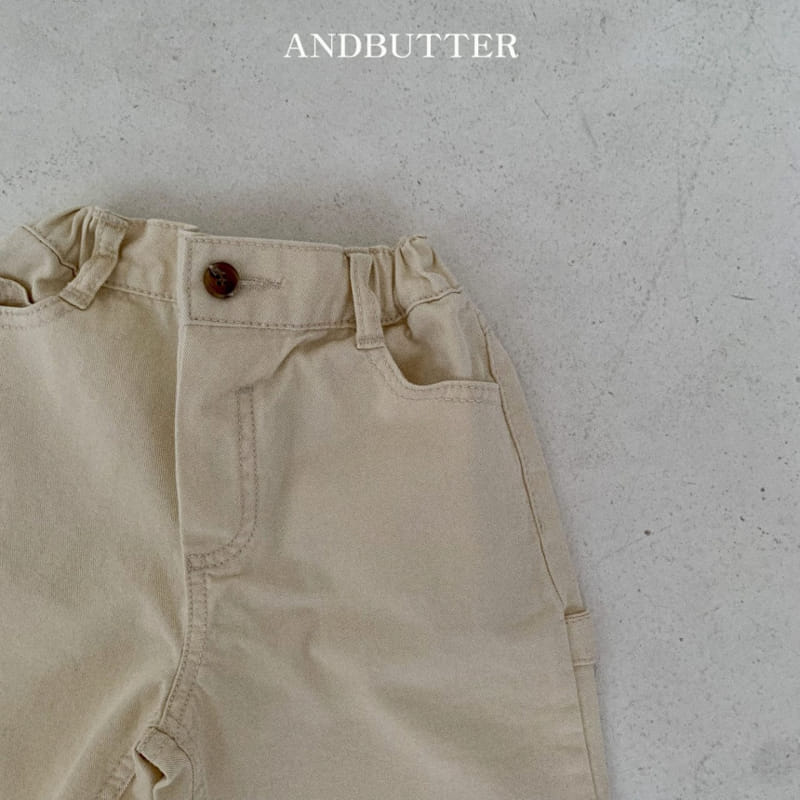 Andbutter - Korean Children Fashion - #toddlerclothing - Color Pocket Pants - 4