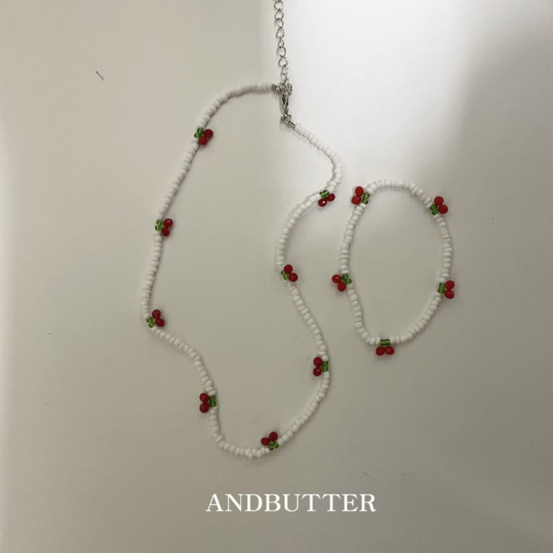 Andbutter - Korean Children Fashion - #todddlerfashion - Cherry Bracelet  - 8