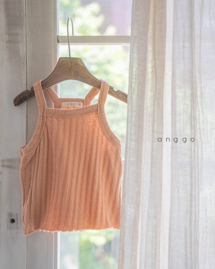 Anggo - Korean Children Fashion - #littlefashionista - Pretzel Sleeveless Tee - 8