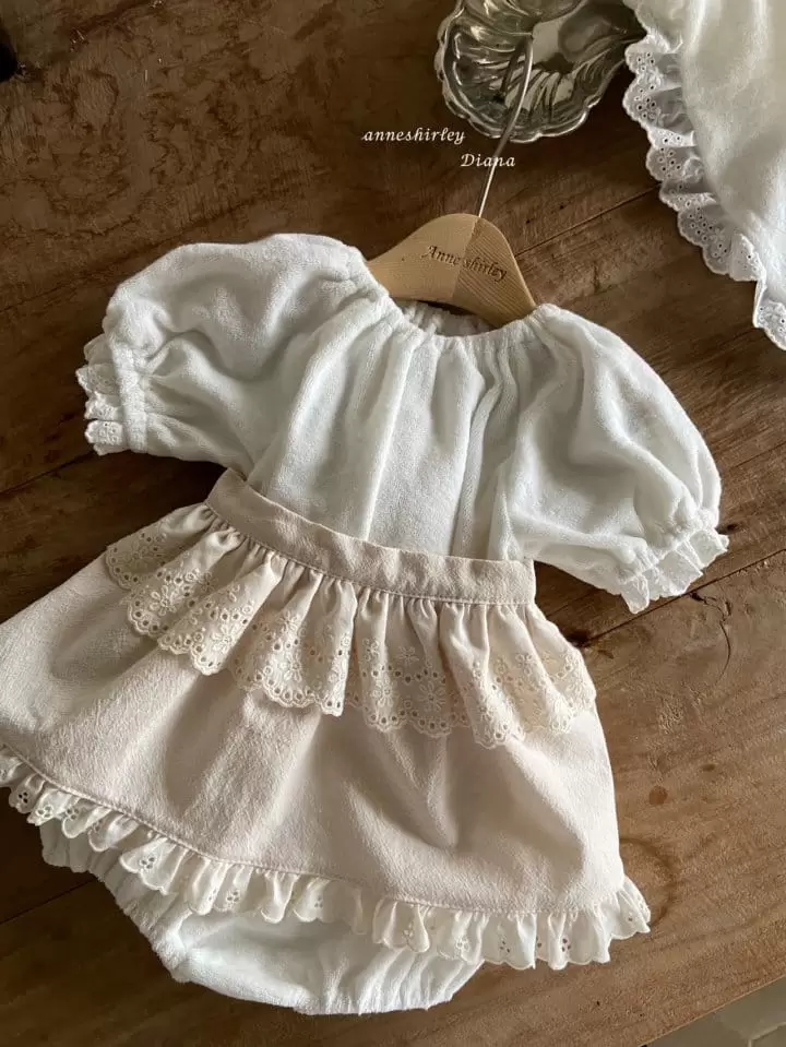 Anne Shirley - Korean Baby Fashion - #babyoutfit - Bosong Lace Rabbit Body Suit - 7