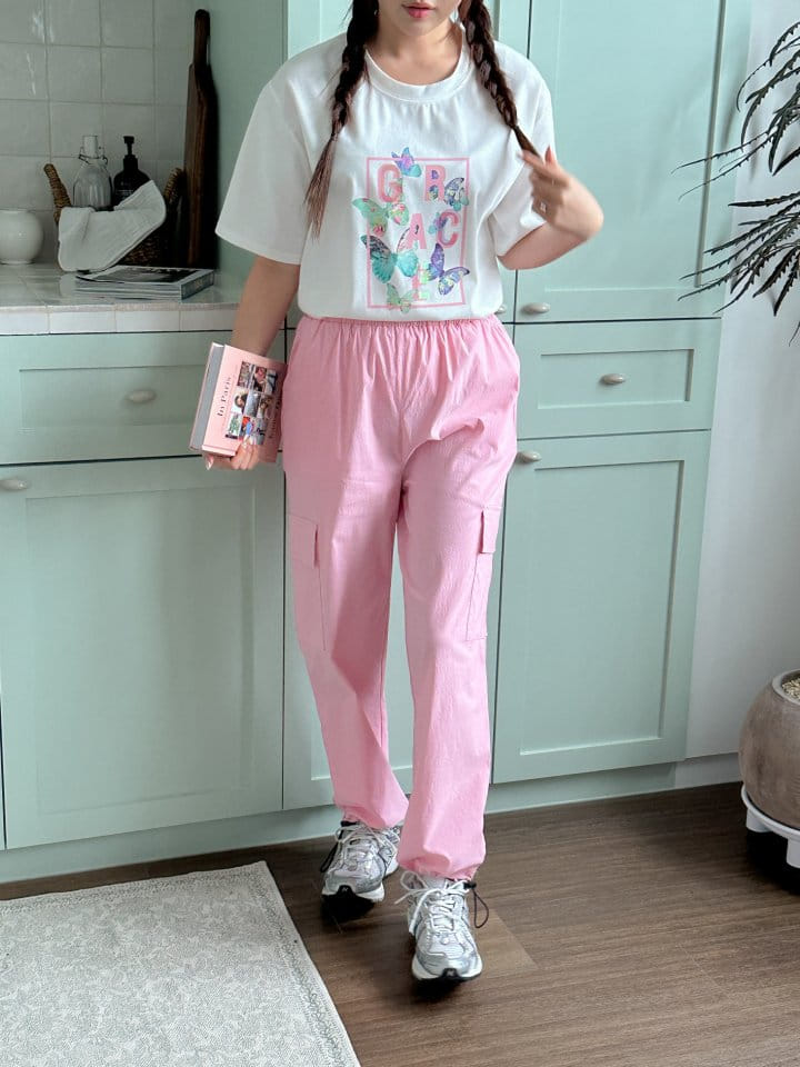 Another Plan - Korean Women Fashion - #momslook - 2202 Span Cargo Pants - 8