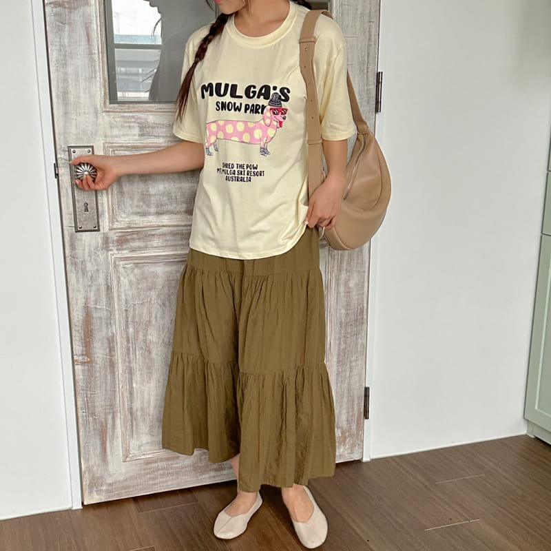 Another Plan - Korean Women Fashion - #momslook - Mulga Dog Modal Tee - 7