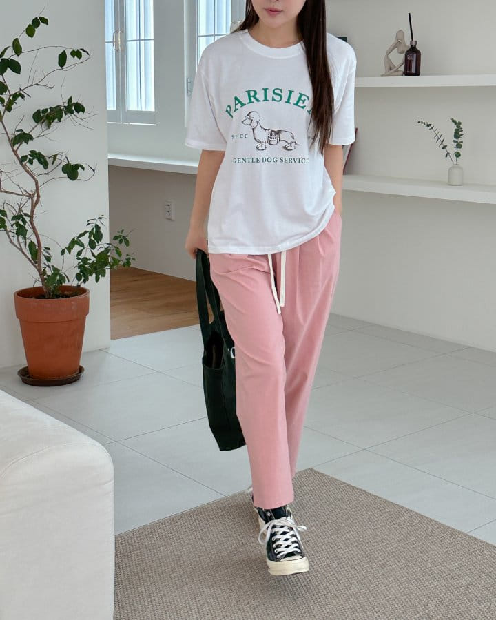 Another Plan - Korean Women Fashion - #momslook - 1702 Span Baggy Pants - 7