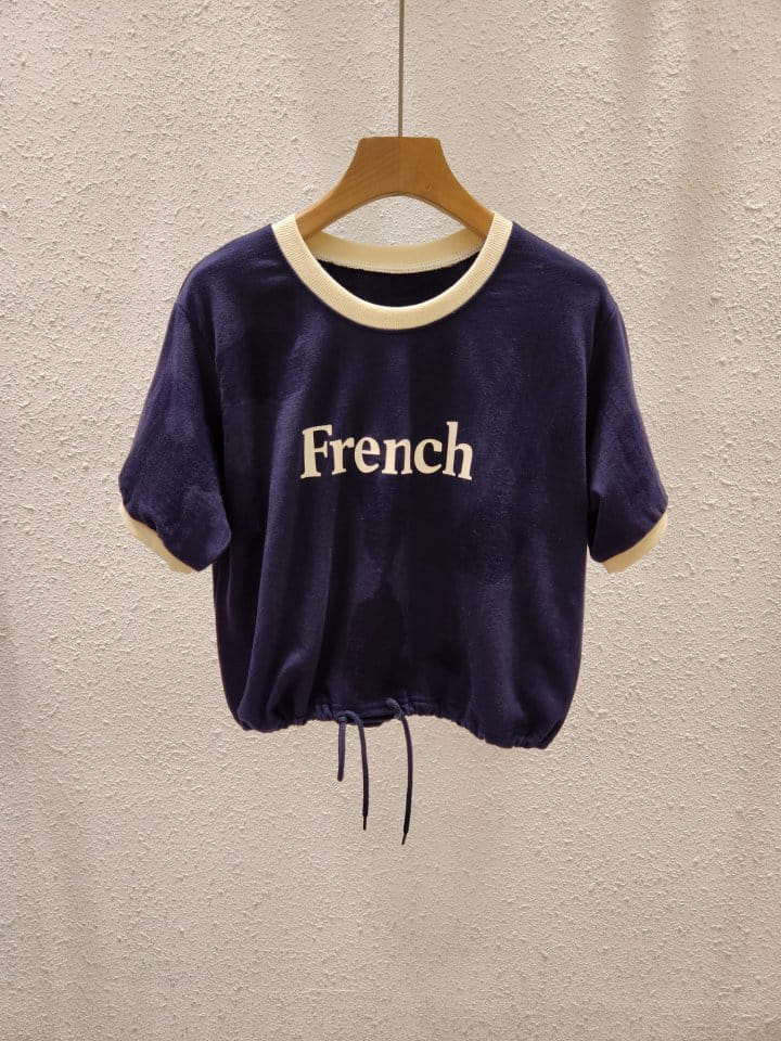 Another Plan - Korean Women Fashion - #momslook - French Crop Tee - 6