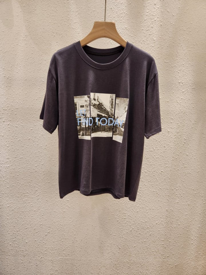 Another Plan - Korean Women Fashion - #shopsmall - Modal Today Picture Tee - 6