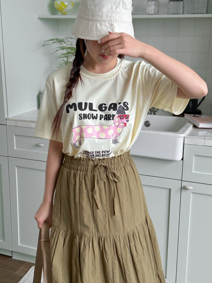 Another Plan - Korean Women Fashion - #momslook - Mulga Dog Modal Tee - 4