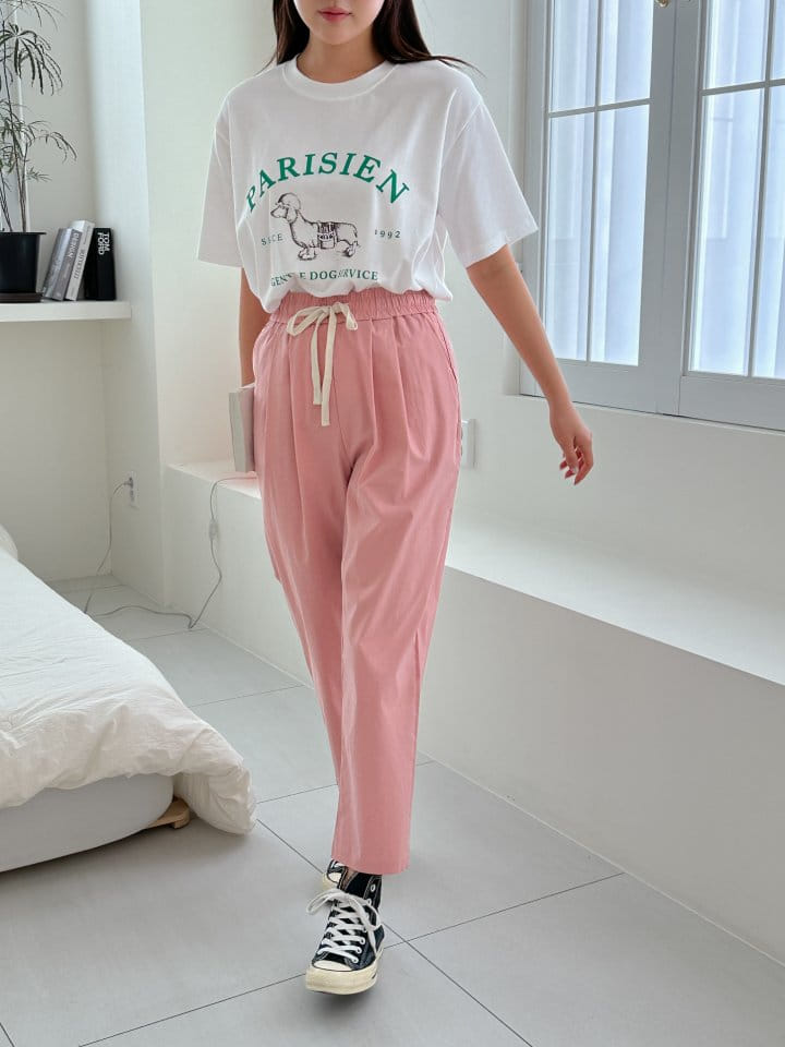 Another Plan - Korean Women Fashion - #momslook - 1702 Span Baggy Pants - 4