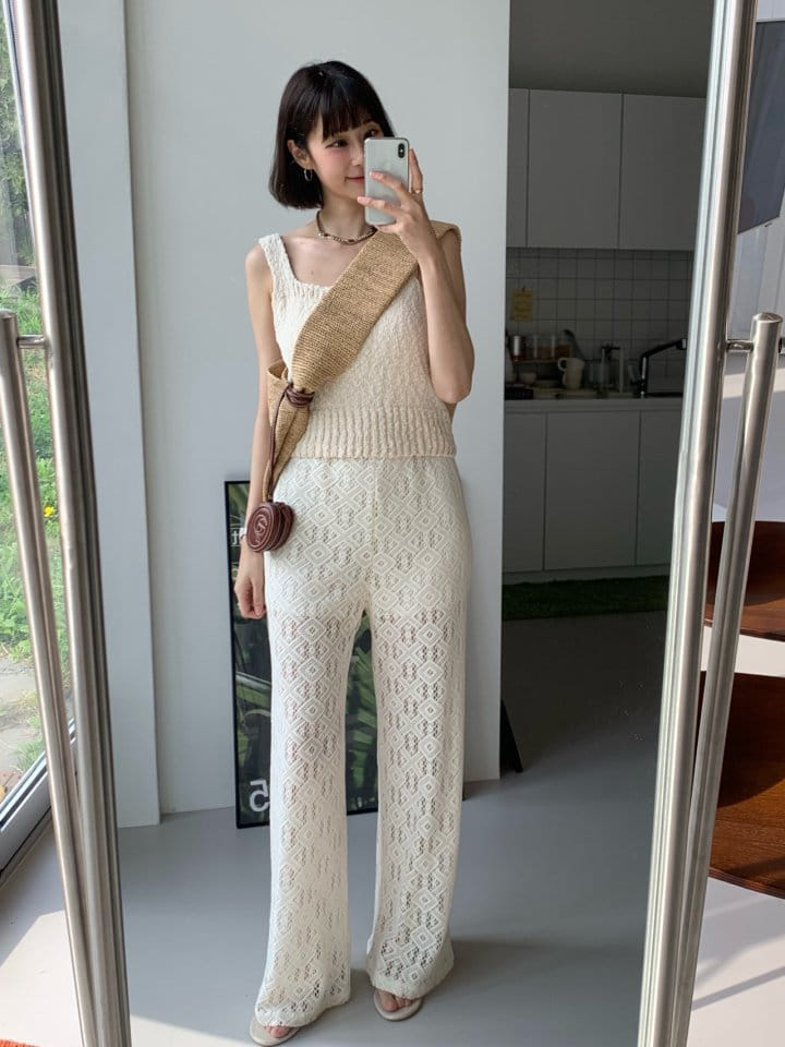 Arc - Korean Women Fashion - #momslook - Crochet Pants - 6