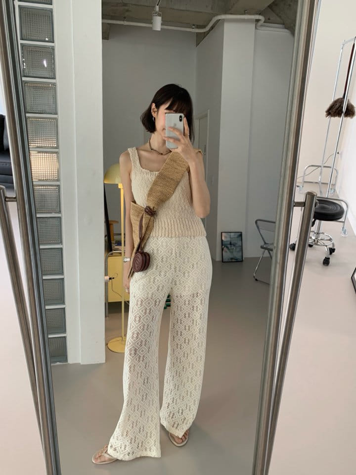 Arc - Korean Women Fashion - #thelittlethings - Crochet Pants - 5
