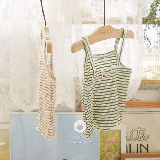 Arim Closet - Korean Children Fashion - #childofig - ST Slim C Sleeveless Tee