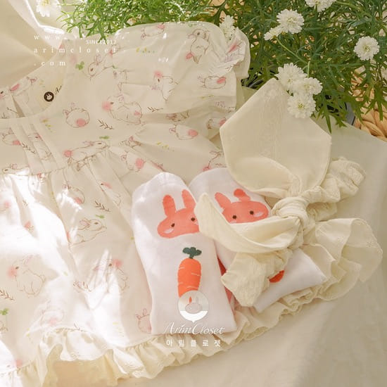 Arim Closet - Korean Children Fashion - #kidsshorts - Bunny Baby Knee Socks