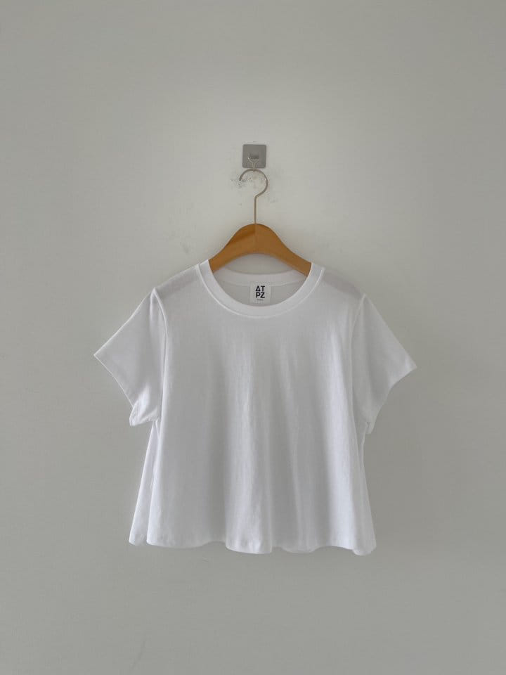 Attention plz - Korean Women Fashion - #momslook - Plare Crop Tee - 10