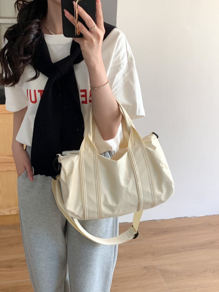 Attention plz - Korean Women Fashion - #momslook - Travel Tote Bag