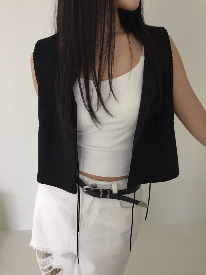 Attention plz - Korean Women Fashion - #momslook - S  Vest - 6