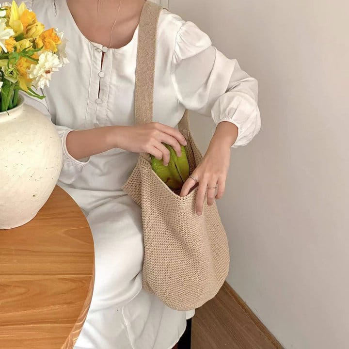 Attention plz - Korean Women Fashion - #momslook - Summer Knit Shoulder Bag - 10