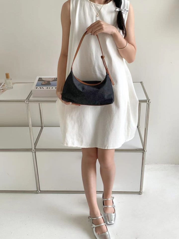 Attention plz - Korean Women Fashion - #momslook - Denim Tote Bag - 3