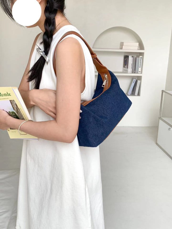 Attention plz - Korean Women Fashion - #momslook - Denim Tote Bag - 8