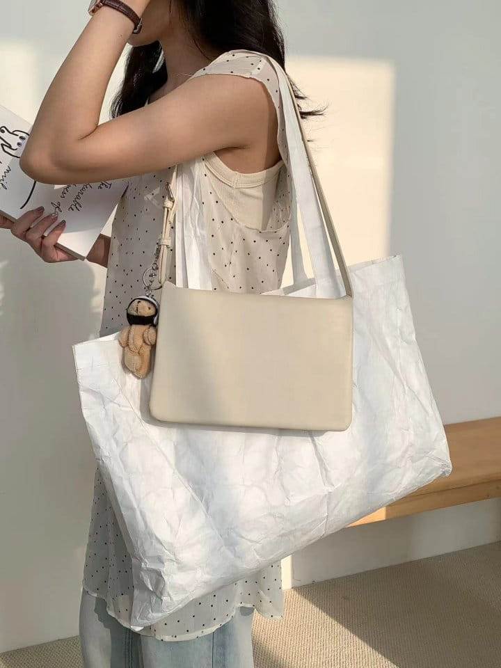 Attention plz - Korean Women Fashion - #momslook - London Double Tote Bag - 2