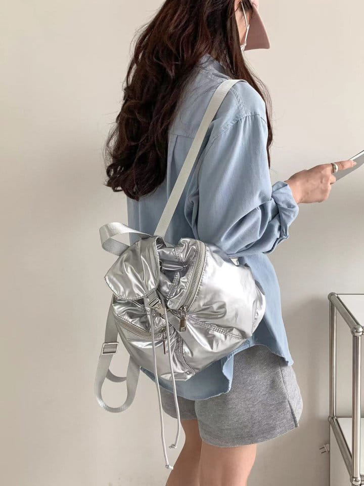 Attention plz - Korean Women Fashion - #momslook - New Yorker Metal Back Pack