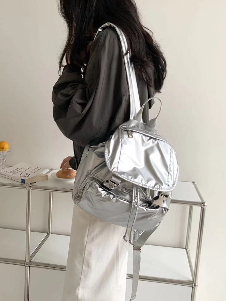 Attention plz - Korean Women Fashion - #momslook - French Buckle Back Pack - 9