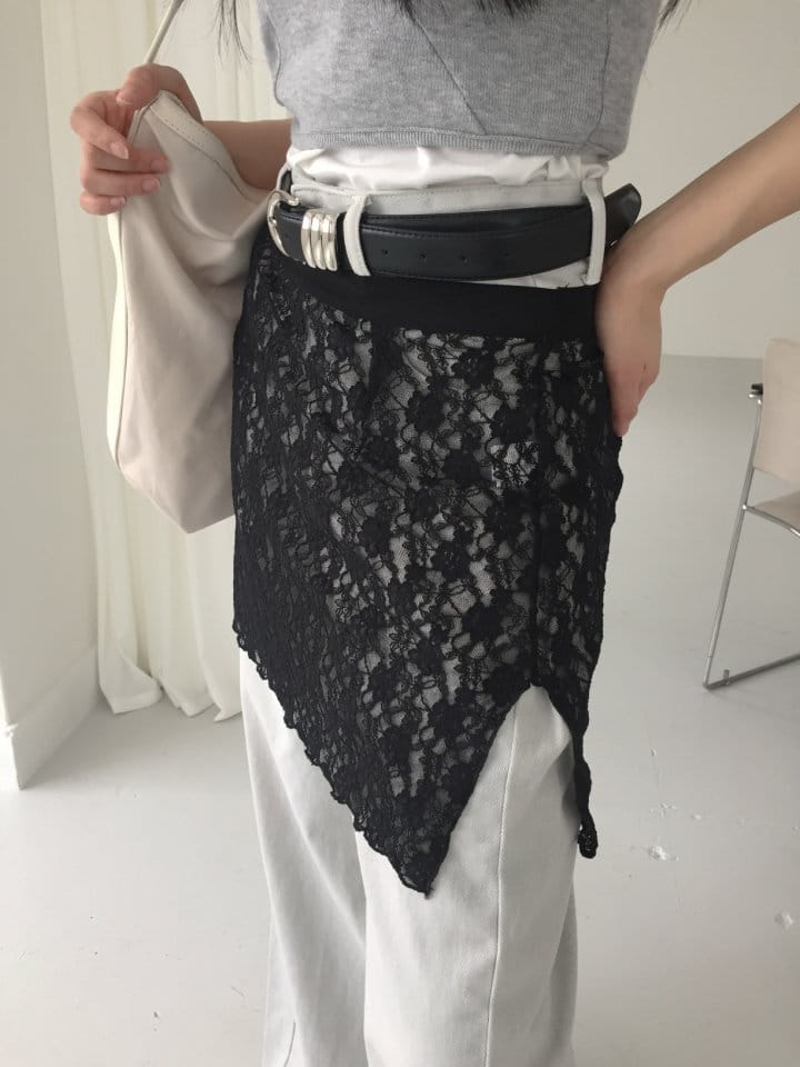 Attention plz - Korean Women Fashion - #momslook - Short Lace Skirt - 8