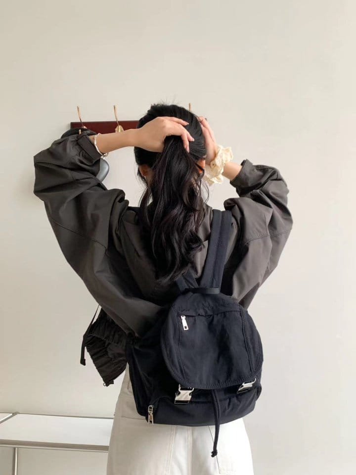 Attention plz - Korean Women Fashion - #pursuepretty - French Buckle Back Pack - 4