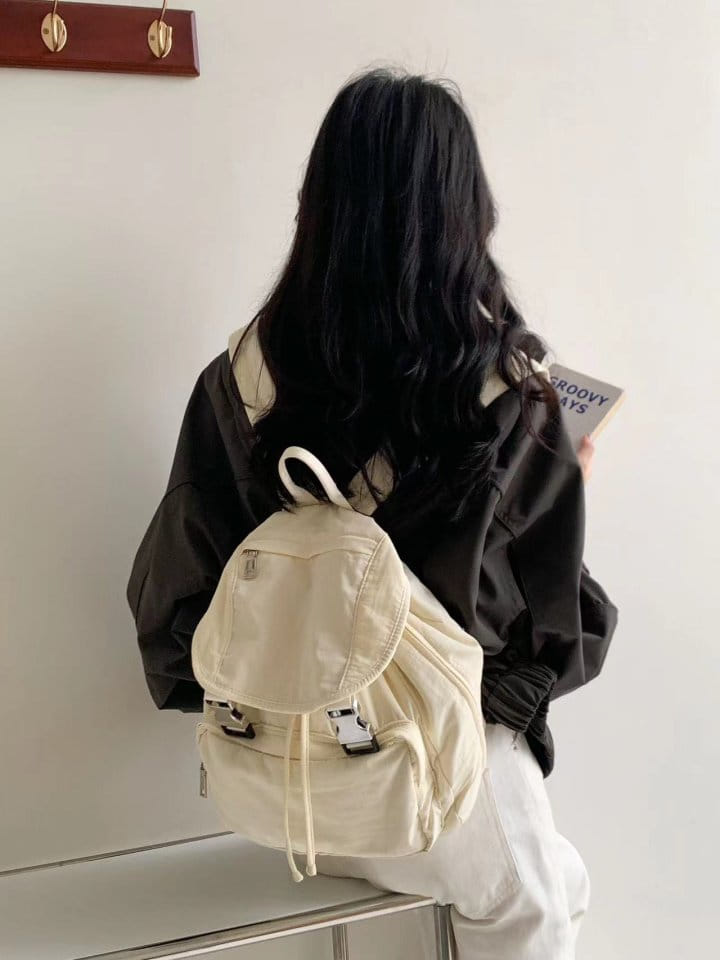 Attention plz - Korean Women Fashion - #thatsdarling - French Buckle Back Pack - 7