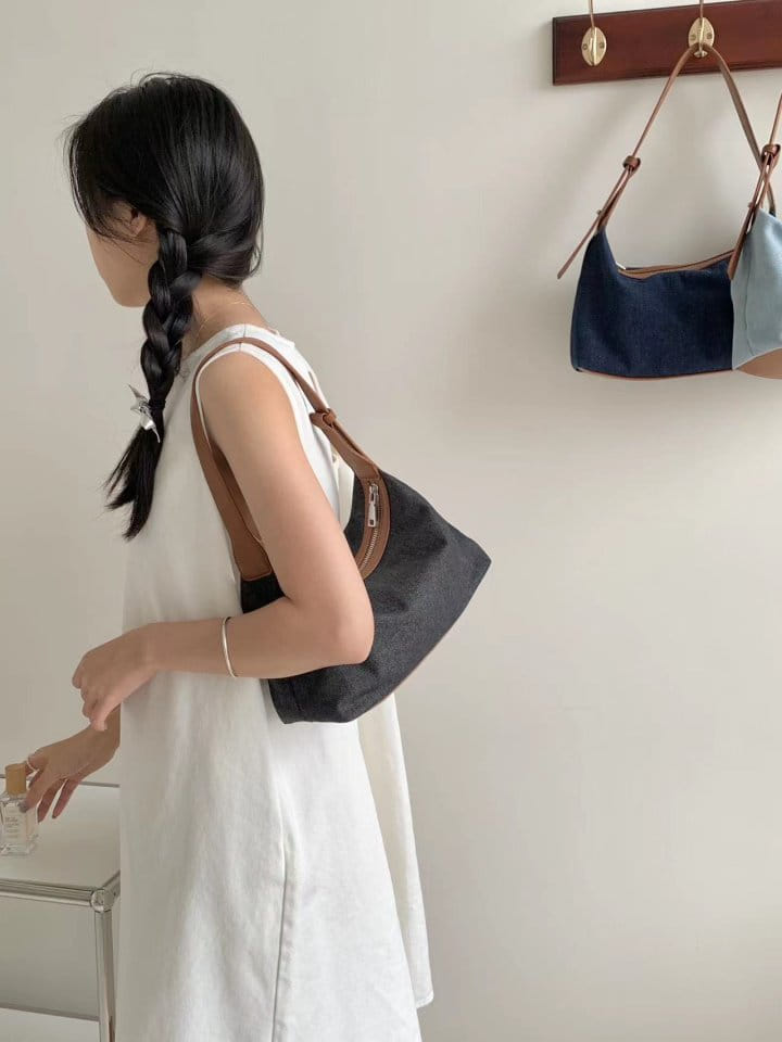 Attention plz - Korean Women Fashion - #vintageinspired - Denim Tote Bag - 11