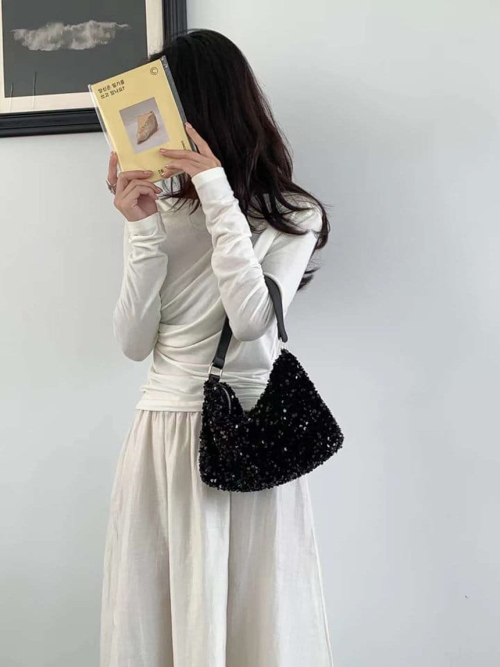 Attention plz - Korean Women Fashion - #womensfashion - Spangle Bling Tote Bag - 6