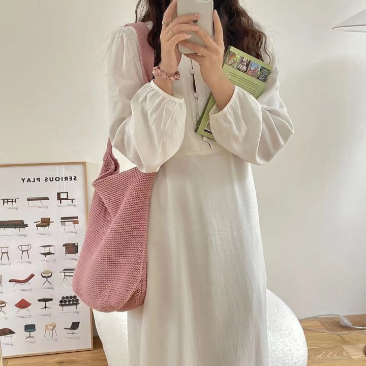 Attention plz - Korean Women Fashion - #womensfashion - Summer Knit Shoulder Bag - 5